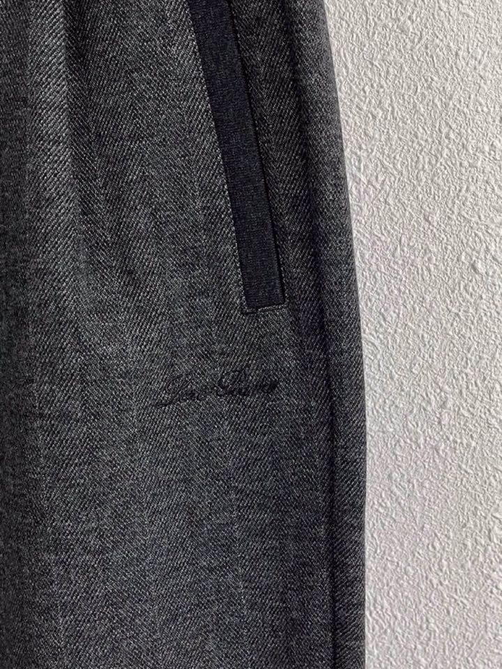 Loro Piana 诺悠翩雅lP🆕 秋冬 全品相订单，保暖有型 羊毛呢混纺松紧腰直脚休闲裤 经典百搭 