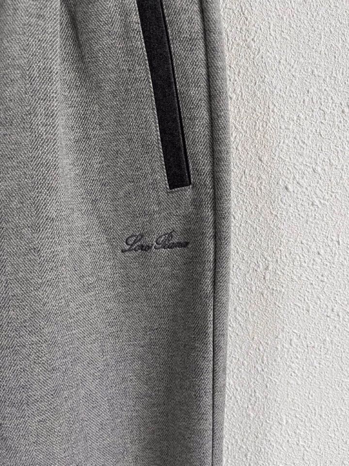 Loro Piana 诺悠翩雅lP🆕 秋冬 全品相订单，保暖有型 羊毛呢混纺松紧腰直脚休闲裤 经典百搭 