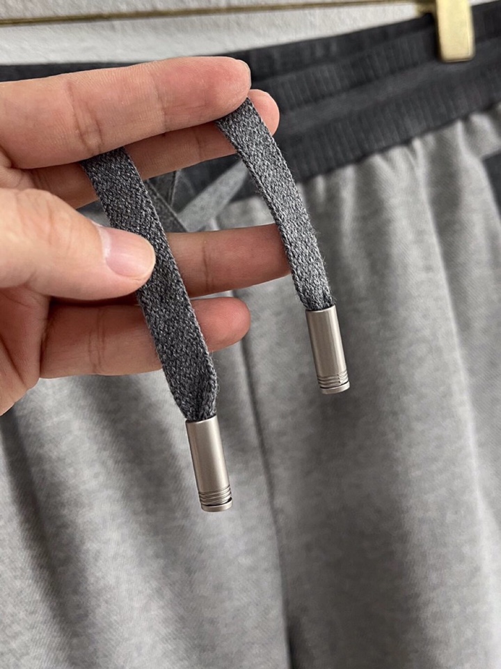 Loro Piana 诺悠翩雅lP🆕 秋冬 全品相订单，保暖有型 羊毛呢混纺松紧腰直脚休闲裤 经典百搭 