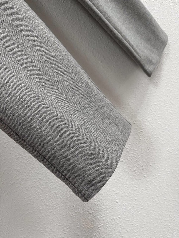 Loro Piana 诺悠翩雅lP🆕 秋冬 全品相订单，保暖有型 羊毛呢混纺松紧腰直脚休闲裤 经典百搭 