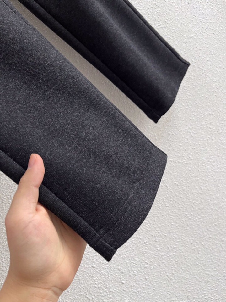 Ermenegildo Zegna 杰尼亚秋冬新款男士直筒运动裤休闲裤，羊绒羊毛混纺面料休闲裤、三标齐、