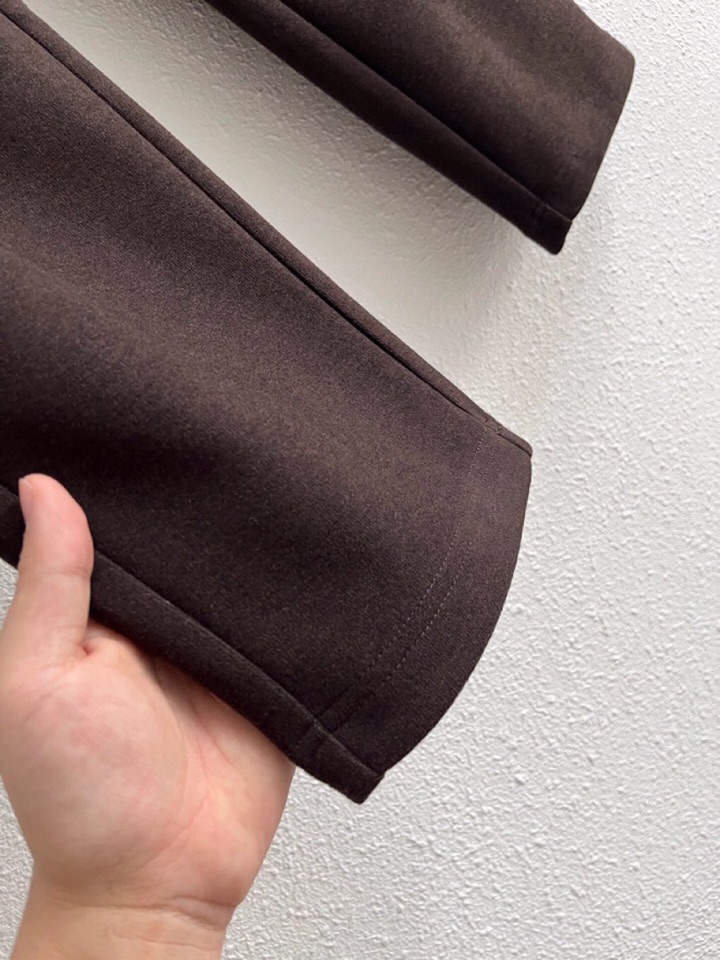 Ermenegildo Zegna 杰尼亚秋冬新款男士直筒运动裤休闲裤，羊绒羊毛混纺面料休闲裤、三标齐、