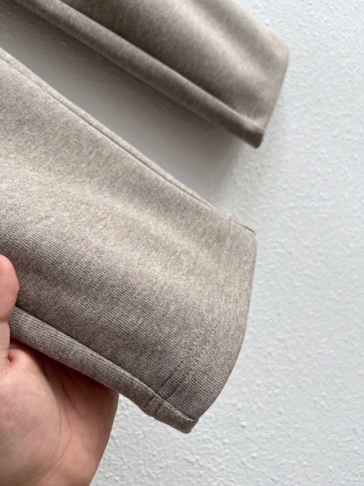 Ermenegildo Zegna 杰尼亚秋冬新款男士直筒运动裤休闲裤，羊绒羊毛混纺面料休闲裤、三标齐、