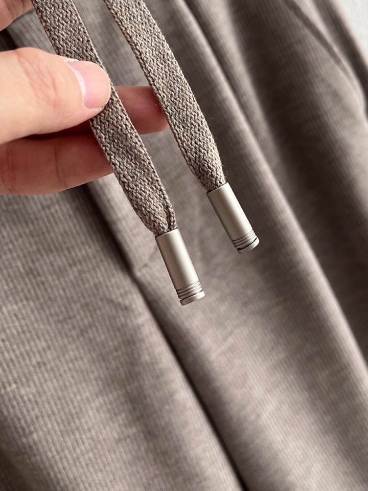 Ermenegildo Zegna 杰尼亚秋冬新款男士直筒运动裤休闲裤，羊绒羊毛混纺面料、三标齐、松紧腰