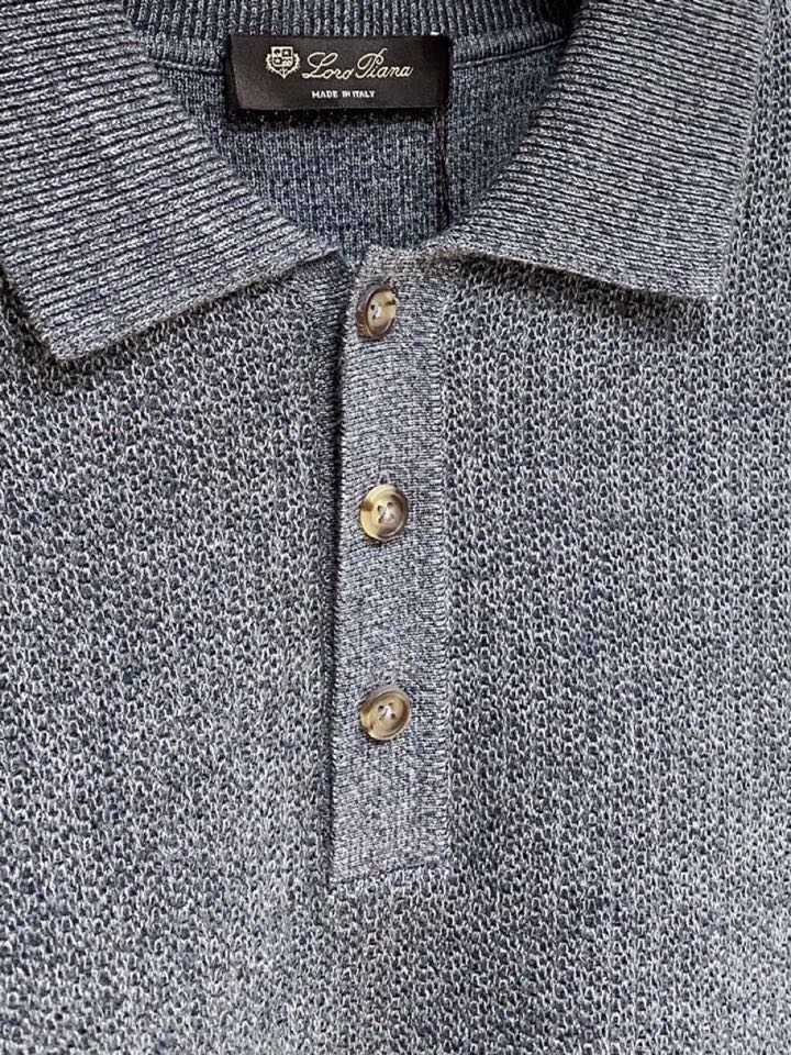 Loro Piana 诺悠翩雅 lP🆕秋冬新款老钱风 高端羊毛混纺翻领毛衣 三色\n码数：M-3xl(4