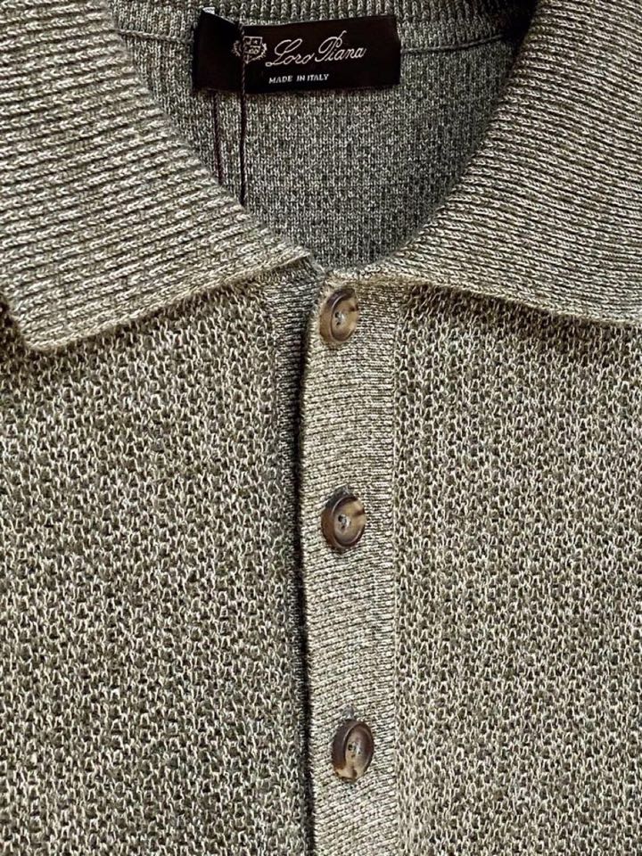 Loro Piana 诺悠翩雅 lP🆕秋冬新款老钱风 高端羊毛混纺翻领毛衣 三色\n码数：M-3xl(4