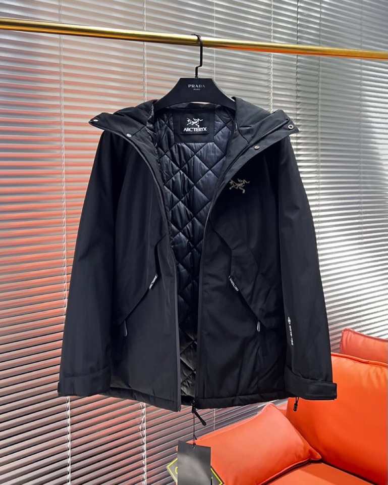 (Arcteryx）始祖鸟2025秋冬棉服夹克外套，定制原版logo五金，精致工艺面料，顶级元素融合打造