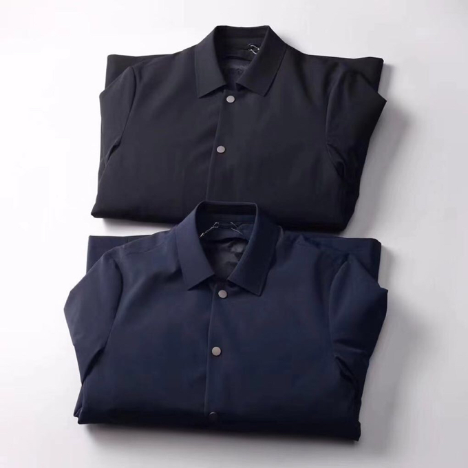 Ermenegildo Zegna 杰尼亚秋冬简约蓝色/黑色 中长款 可拆卸内胆鹅绒羽绒服 90白鸭绒 