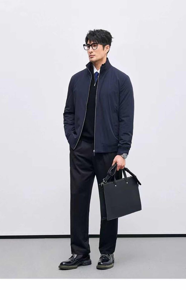 Loro Piana 诺悠翩雅lP🆕 秋冬补新款，爆款飞行员加棉立领夹克、三色齐发，简约大气上档次；面料