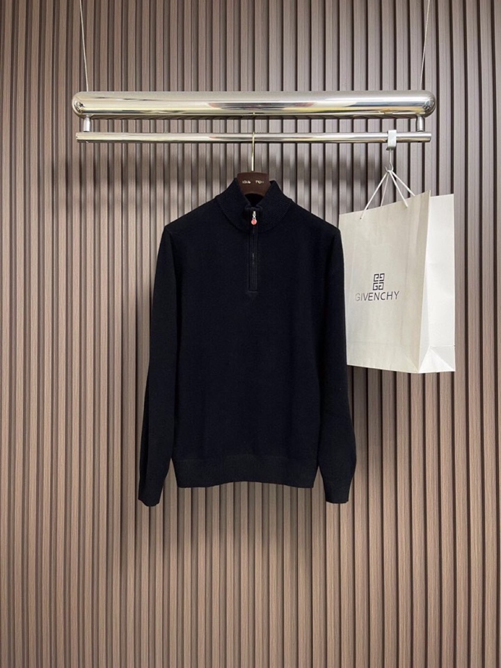 kiton 奇顿 半拉链小高领针织毛衣，精选优质美利奴羊毛，轻盈蓬松却比普通羊毛更保暖，室内外自由切换，