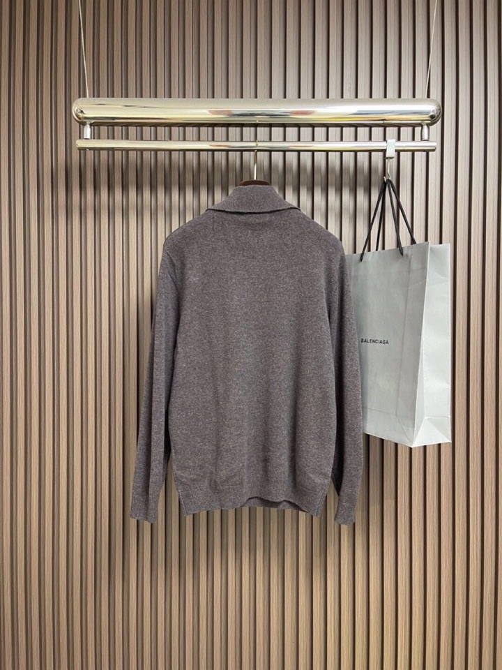 Loro Piana 诺悠翩雅lP🆕 半拉链毛衣针织衫，男士半拉链立领针织衫，质感上新，暖意随行。精选羊