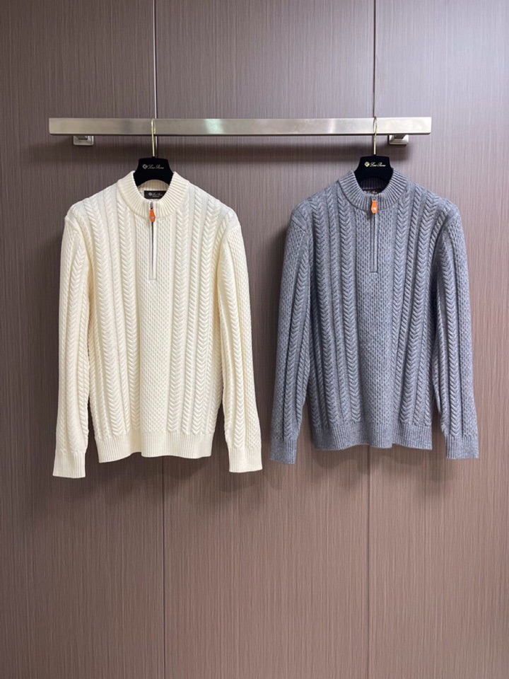 Loro Piana 诺悠翩雅lP🆕 秋冬新款半拉练针织毛衣，经典设计感与颜值爆棚的外套，品质更是无法挑