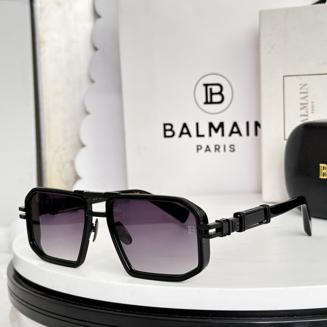 ‼️BALMAIN 巴尔曼🍁🍁🍁MODEL：BPS-278-57//BLK- GLD🍁🍁🍁SIZE：57