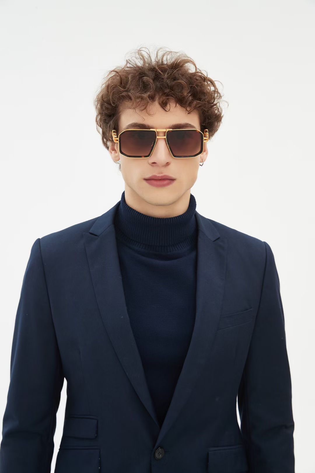 ‼️ 模特图 BALMAIN 巴尔曼🍁🍁🍁MODEL：BPS-278-57//BLK- GLD🍁🍁🍁SI