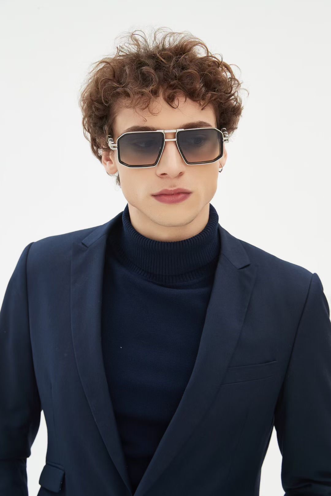 ‼️ 模特图 BALMAIN 巴尔曼🍁🍁🍁MODEL：BPS-278-57//BLK- GLD🍁🍁🍁SI