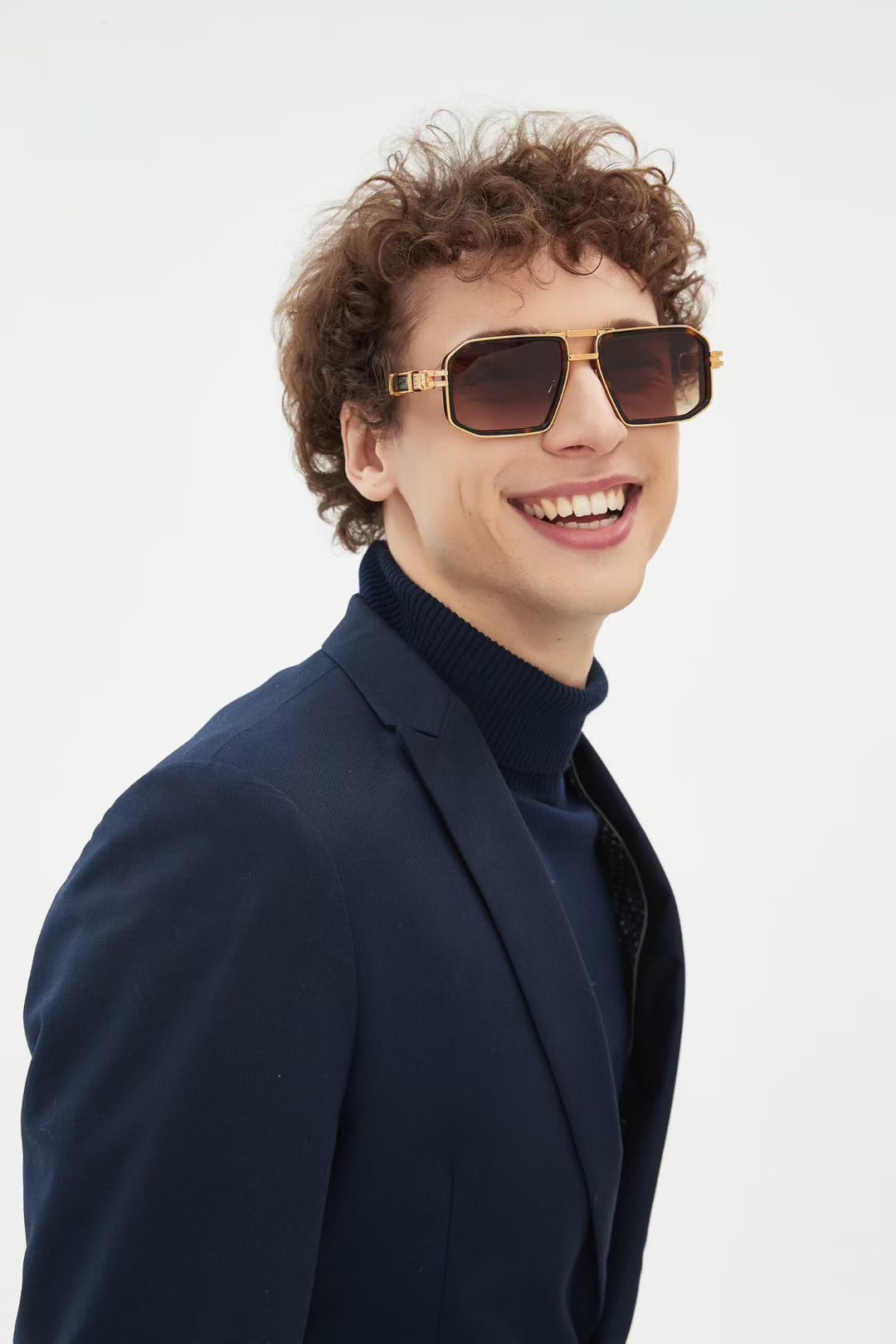 ‼️ 模特图 BALMAIN 巴尔曼🍁🍁🍁MODEL：BPS-278-57//BLK- GLD🍁🍁🍁SI