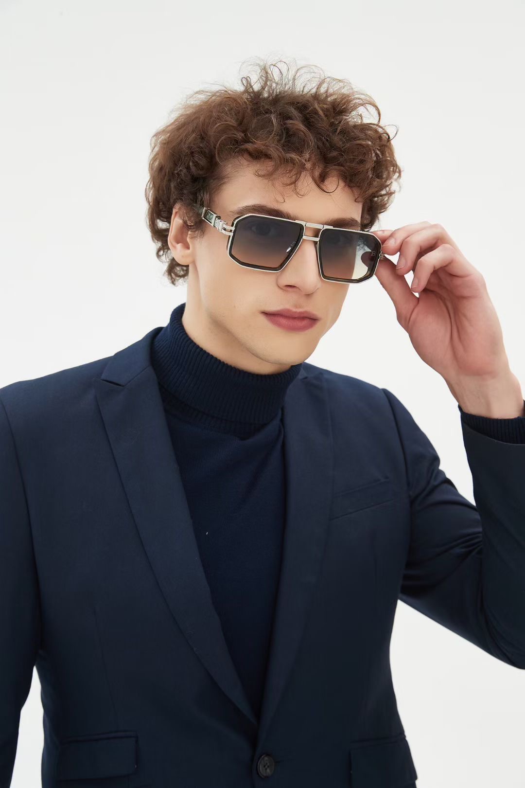 ‼️ 模特图 BALMAIN 巴尔曼🍁🍁🍁MODEL：BPS-278-57//BLK- GLD🍁🍁🍁SI