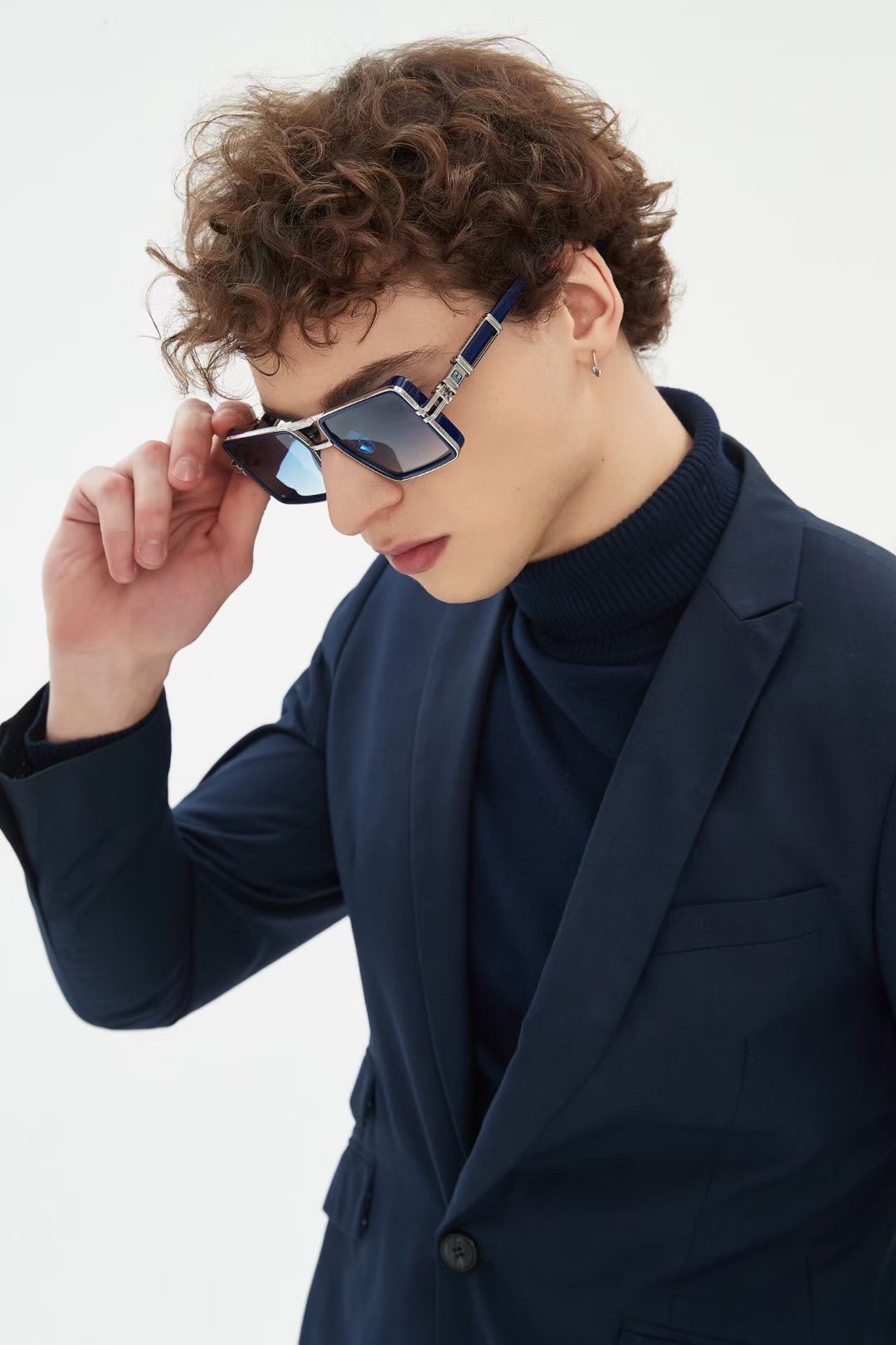 ‼️ 模特图 BALMAIN 巴尔曼🍁🍁🍁MODEL：BPS-277-57//BLK- GLD🍁🍁🍁SI