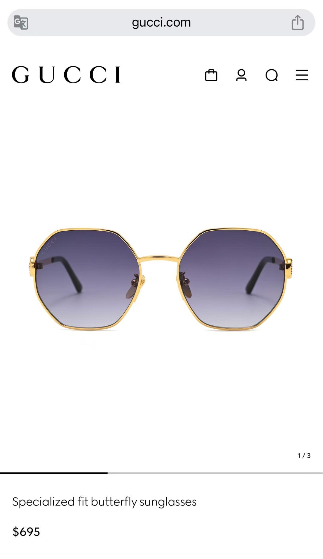 ‼️钻石➕10 官网图 GUCC*🐝🐝🐝MODEL：GG2048O🐝🐝🐝SIZE：54口19-135🐝🐝