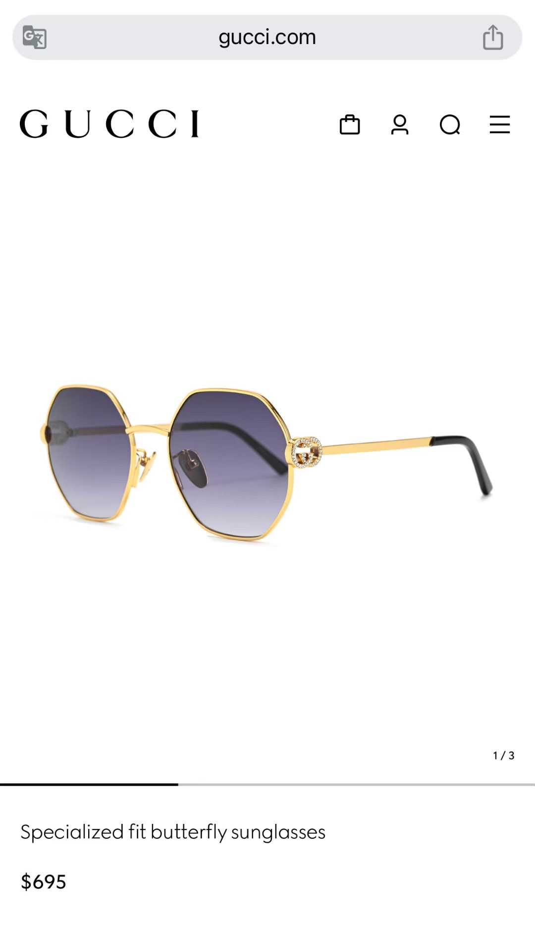 ‼️钻石➕10 官网图 GUCC*🐝🐝🐝MODEL：GG2048O🐝🐝🐝SIZE：54口19-135🐝🐝