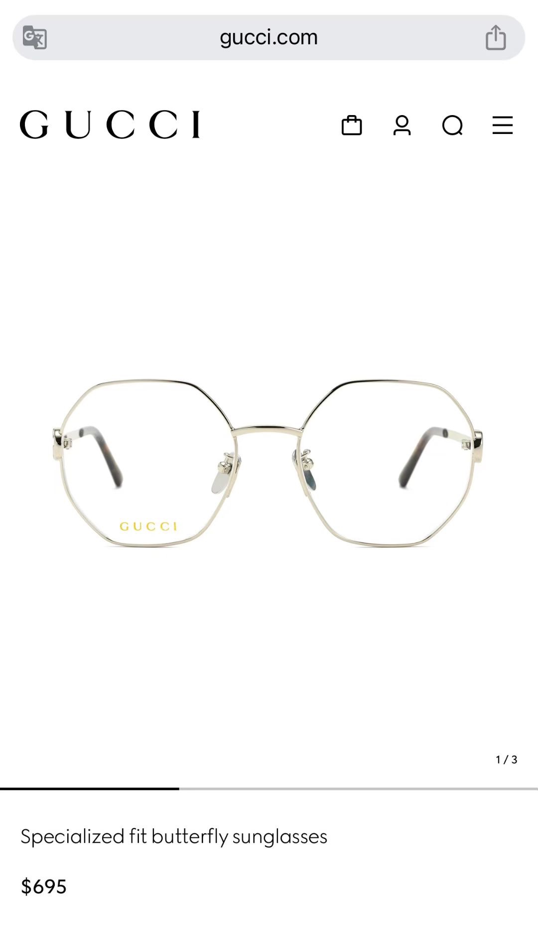 ‼️钻石➕10 官网图 GUCC*🐝🐝🐝MODEL：GG2048O🐝🐝🐝SIZE：54口19-135🐝🐝