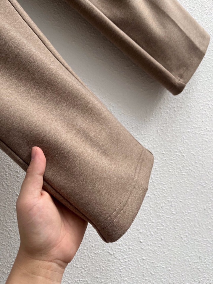 Loro Piana 诺悠翩雅lP🆕 秋冬 全品相订单，保暖有型 羊毛呢混纺松紧腰直脚休闲裤 经典百搭 