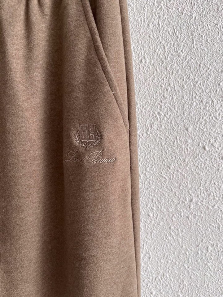 Loro Piana 诺悠翩雅lP🆕 秋冬 全品相订单，保暖有型 羊毛呢混纺松紧腰直脚休闲裤 经典百搭 