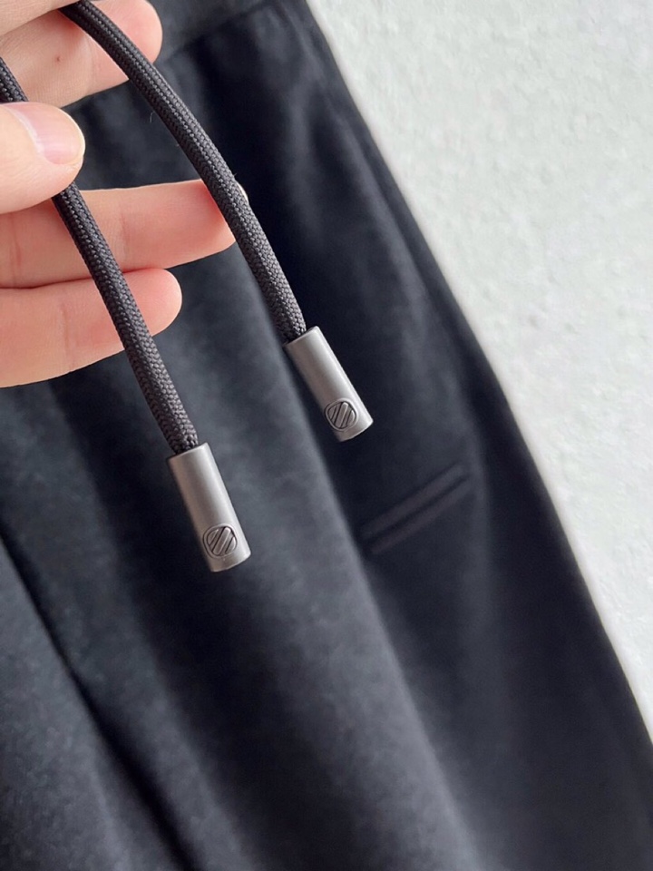 Ermenegildo Zegna 杰尼亚秋冬新款男士直筒运动裤，羊绒羊毛混纺面料休闲裤、三标齐、松紧腰