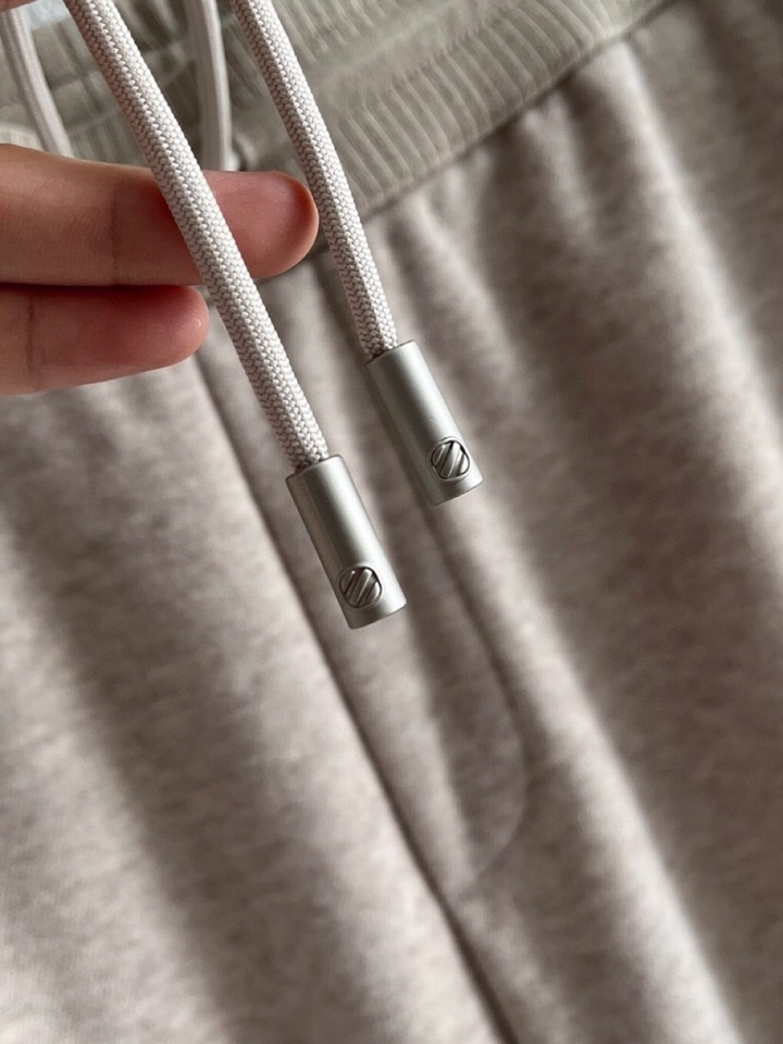 Ermenegildo Zegna 杰尼亚秋冬新款男士直筒运动裤，羊绒羊毛混纺面料休闲裤、三标齐、松紧腰