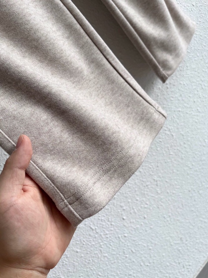 Ermenegildo Zegna 杰尼亚秋冬新款男士直筒运动裤，羊绒羊毛混纺面料休闲裤、三标齐、松紧腰