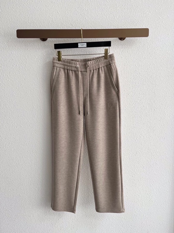 Loro Piana 诺悠翩雅lP🆕 秋冬 全品相订单，保暖有型 黄金配比 羊绒蛋白混纺松紧腰直脚休闲裤