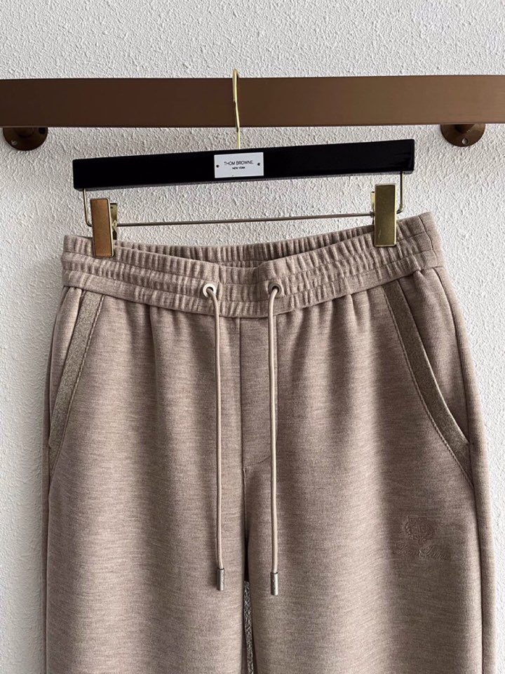 Loro Piana 诺悠翩雅lP🆕 秋冬 全品相订单，保暖有型 黄金配比 羊绒蛋白混纺松紧腰直脚休闲裤