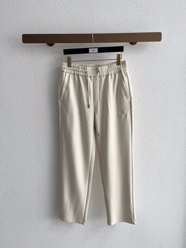 Loro Piana 诺悠翩雅lP🆕 秋冬 全品相订单，保暖有型 黄金配比 羊绒蛋白混纺松紧腰直脚休闲裤