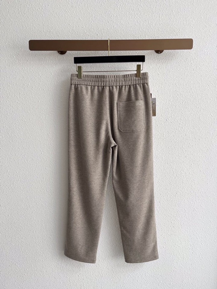 Loro Piana 诺悠翩雅lP🆕 秋冬全品相订单，保暖有型 黄金配比 羊绒蛋白混纺松紧腰直脚休闲裤 