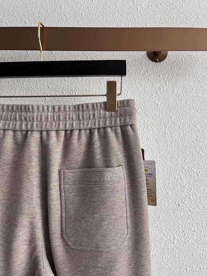 Loro Piana 诺悠翩雅lP🆕 秋冬全品相订单，保暖有型 黄金配比 羊绒蛋白混纺松紧腰直脚休闲裤 