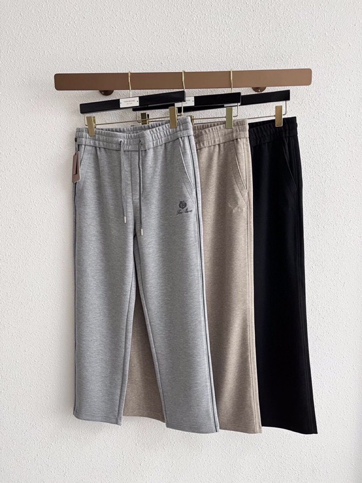Loro Piana 诺悠翩雅lP🆕 秋冬全品相订单，保暖有型 黄金配比 羊绒蛋白混纺松紧腰直脚休闲裤 