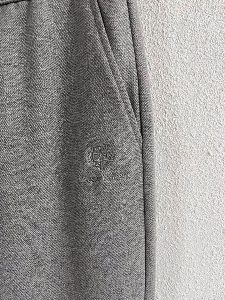 Loro Piana 诺悠翩雅lP🆕 秋冬 全品相订单，保暖有型 羊毛呢混纺松紧腰直脚休闲裤 经典百搭 