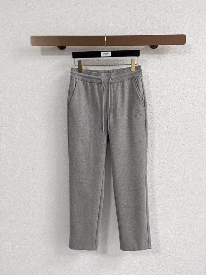 Loro Piana 诺悠翩雅lP🆕 秋冬 全品相订单，保暖有型 羊毛呢混纺松紧腰直脚休闲裤 经典百搭 