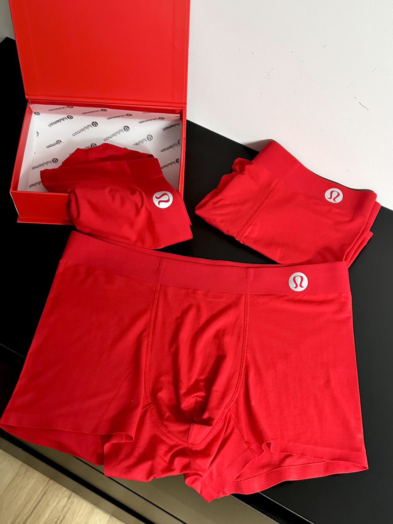 🔥🔥🔥品名：三红lululemon男士内裤颜色：三红尺码：LXLXXLXXXL参考体重：L(36-38)
