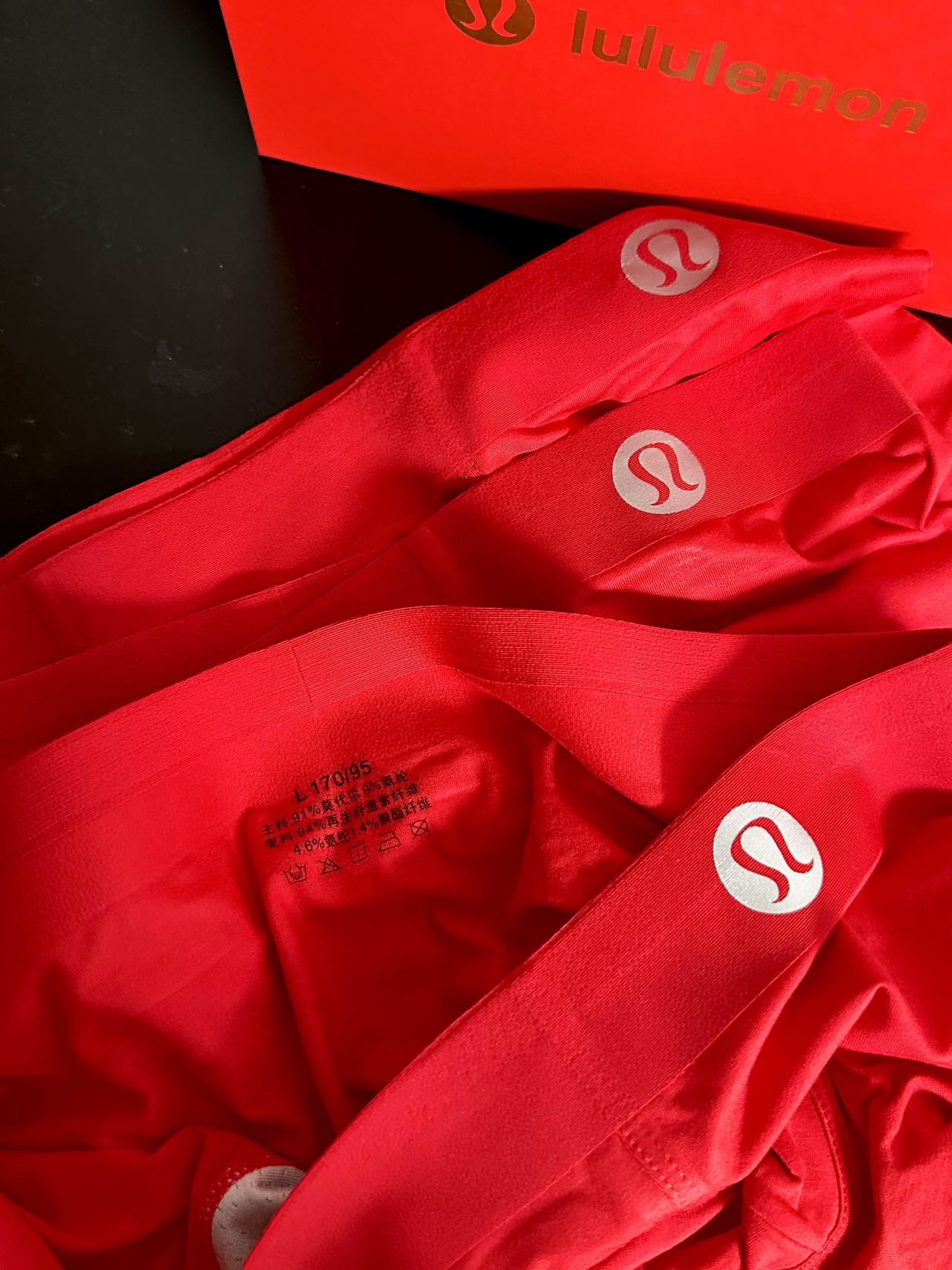 🔥🔥🔥品名：三红lululemon男士内裤颜色：三红尺码：LXLXXLXXXL参考体重：L(36-38)