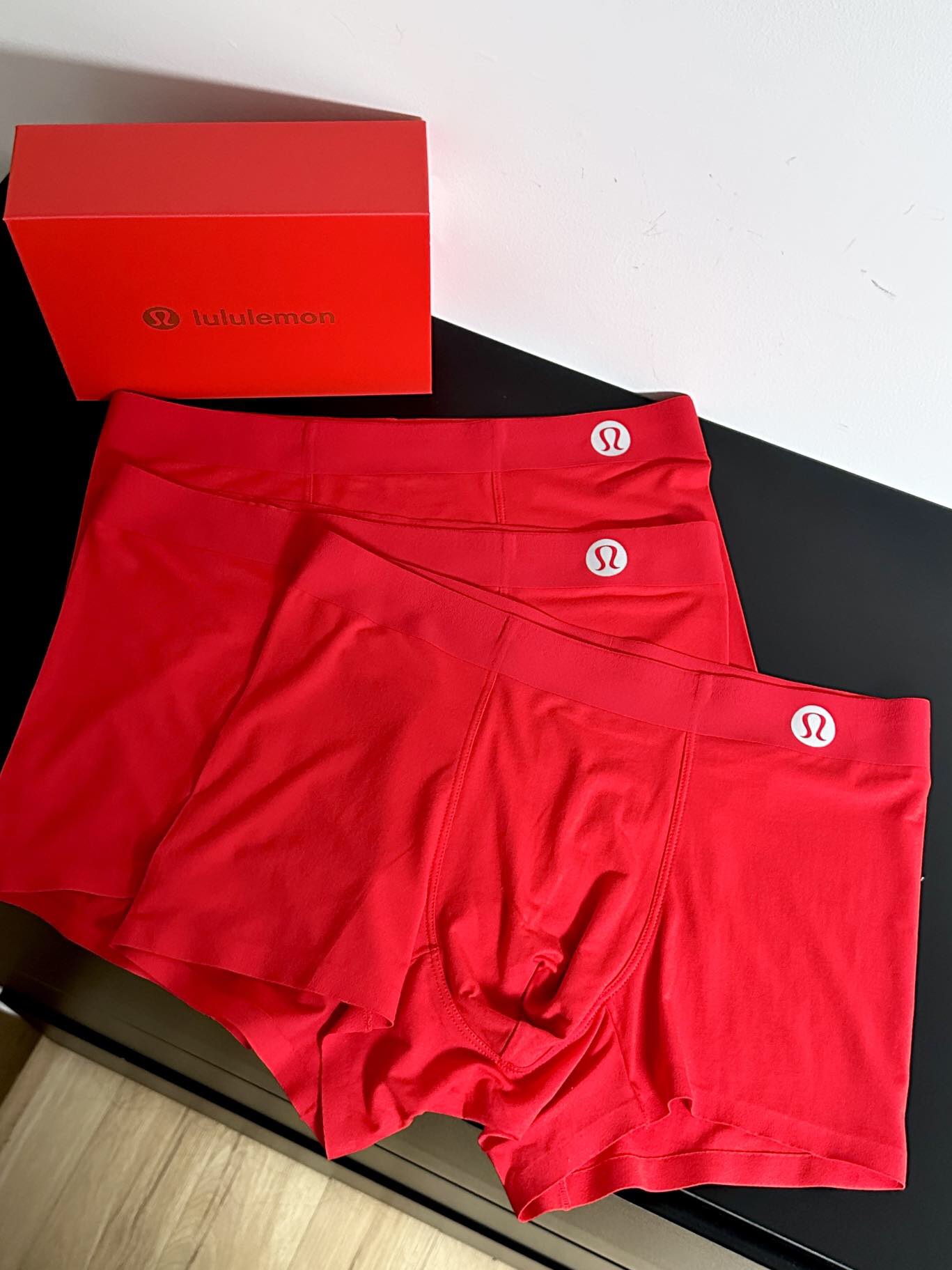 🔥🔥🔥品名：三红lululemon男士内裤颜色：三红尺码：LXLXXLXXXL参考体重：L(36-38)