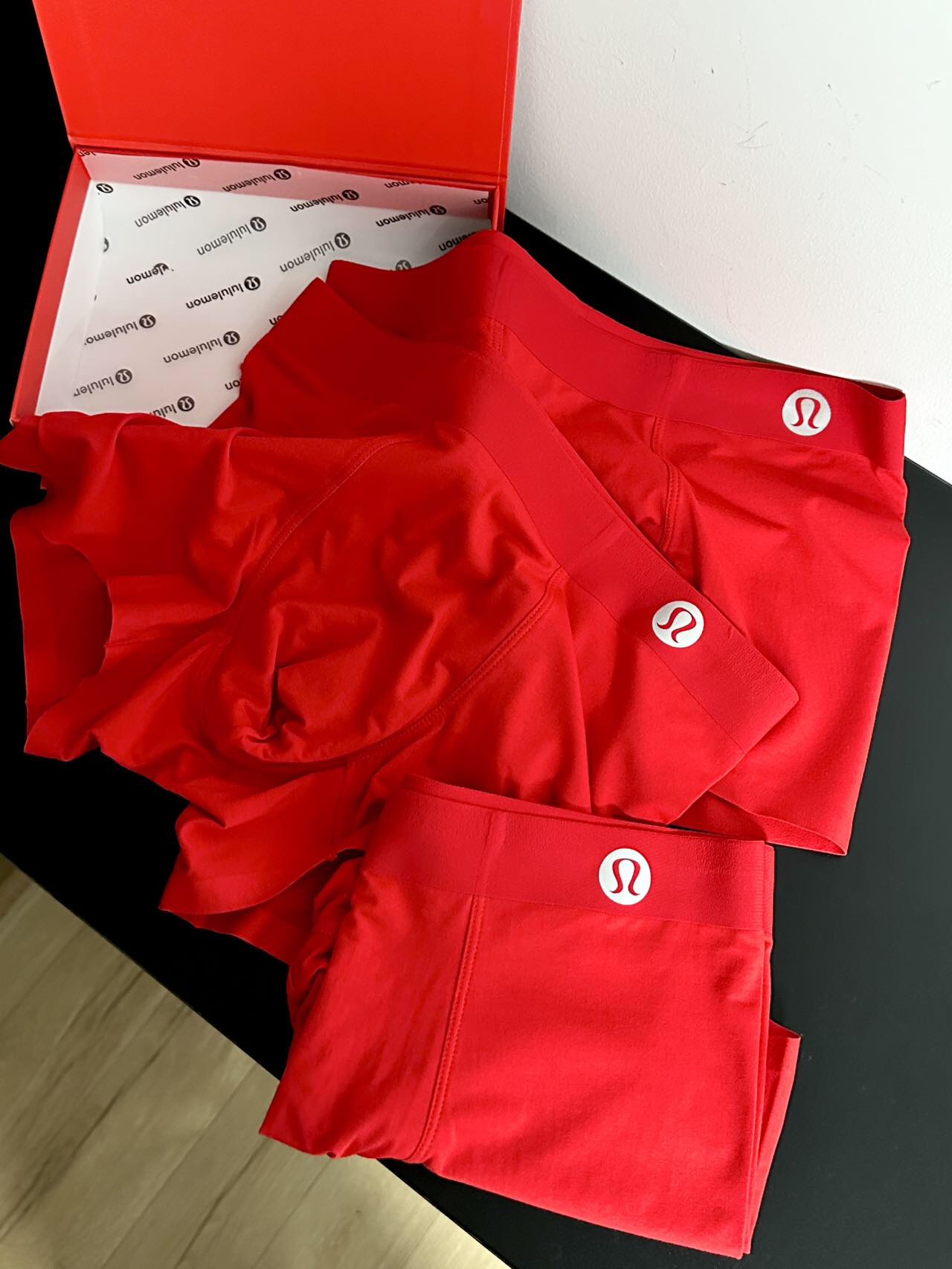 🔥🔥🔥品名：三红lululemon男士内裤颜色：三红尺码：LXLXXLXXXL参考体重：L(36-38)