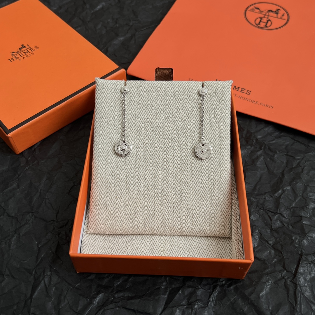 爱马仕 Hermès 传世高定珠宝耳环项链戒指首饰 #0F45D1B4 4