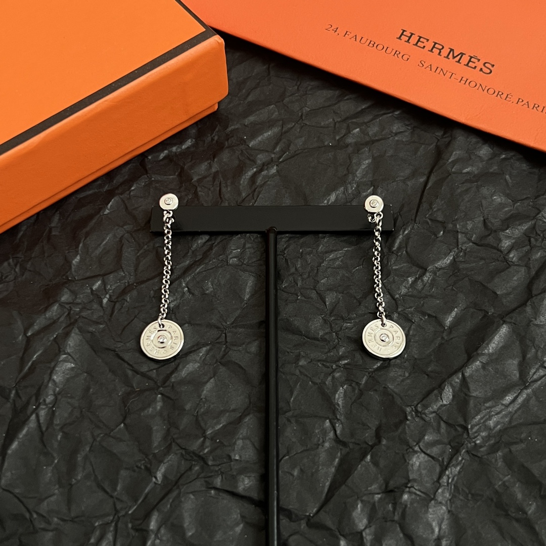 爱马仕 Hermès 传世高定珠宝耳环项链戒指首饰 #0F45D1B4 5