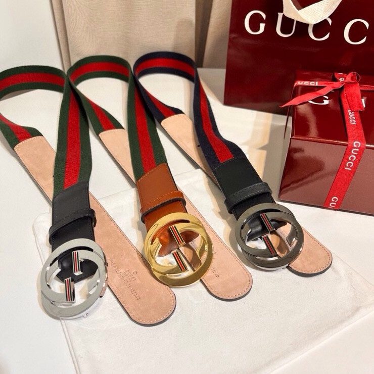 Gucci 这款男士腰带亮眼吸睛
