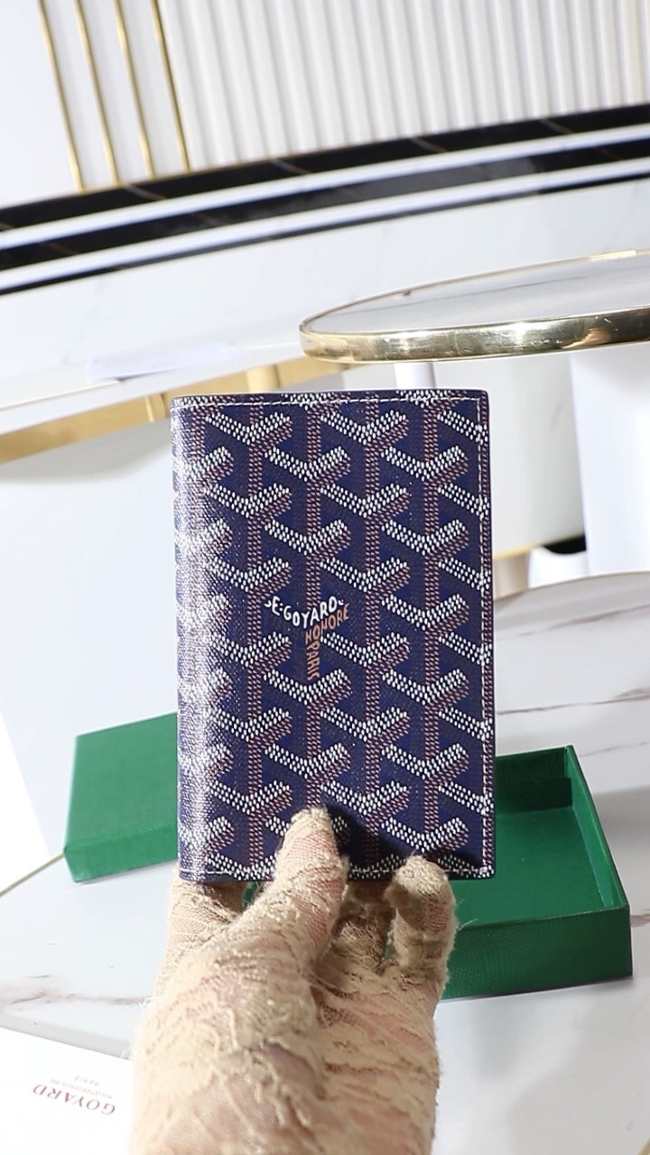 Funda para pasaporte azul