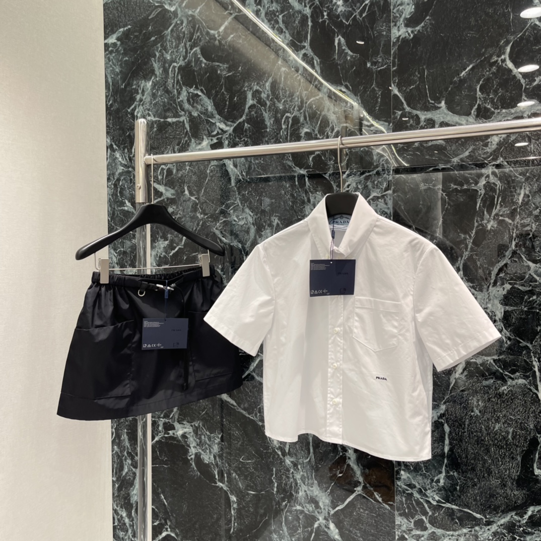 PD 26春季新款 翻领短袖衬衫 采用高品质纯棉 柔软透气 夏天穿超舒服!简约设计+胸前小口袋 实用又有