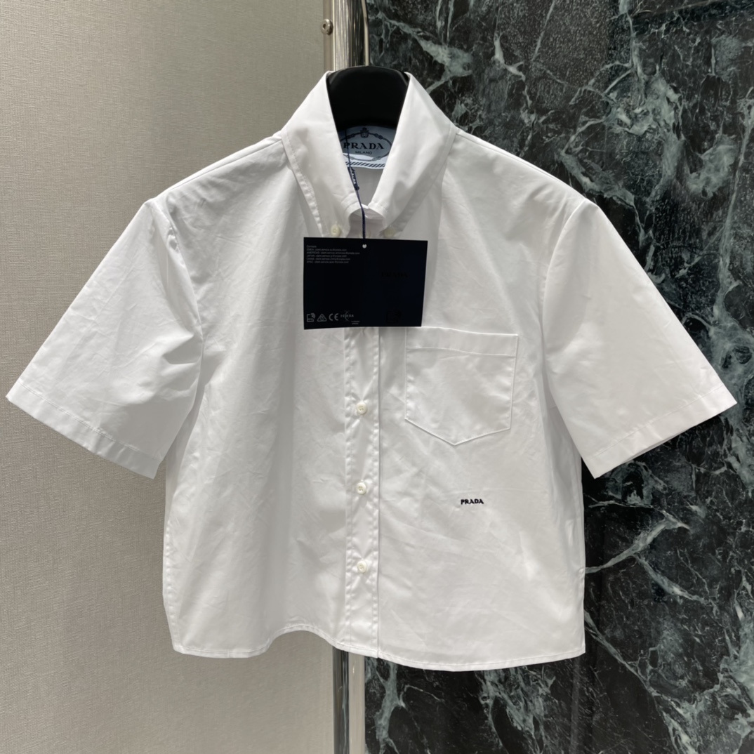 PD 26春季新款 翻领短袖衬衫 采用高品质纯棉 柔软透气 夏天穿超舒服!简约设计+胸前小口袋 实用又有