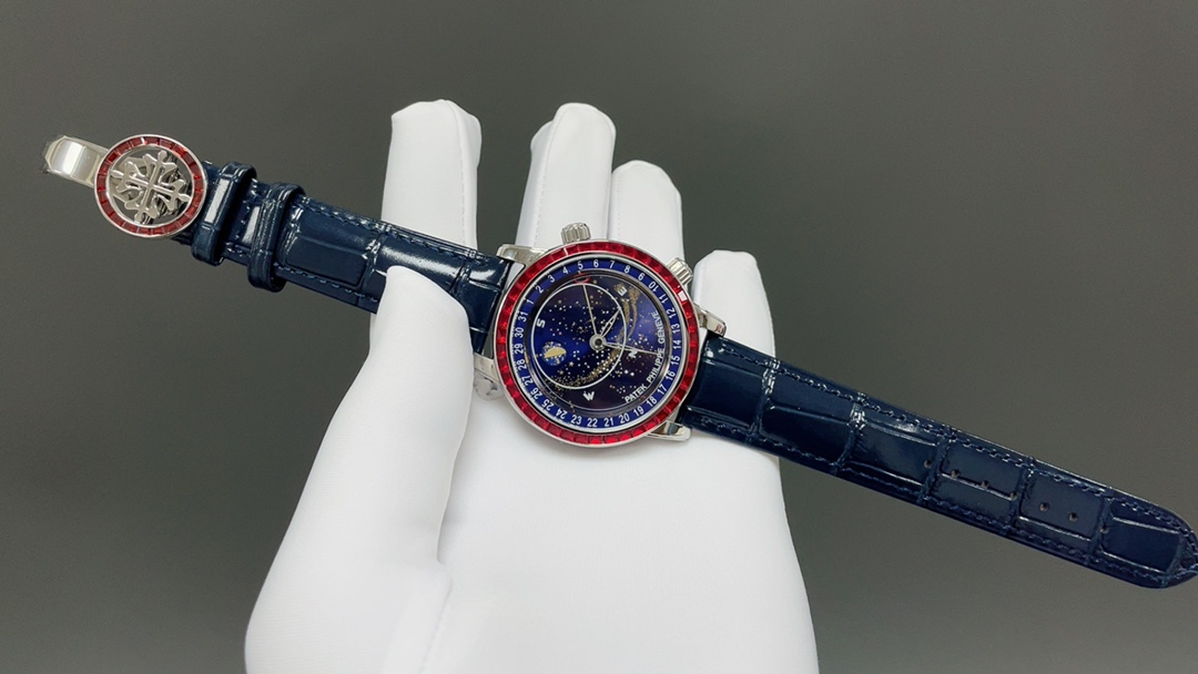 Patek Philippe（百达翡丽） Style Black Leather Watches Lookbook Reference image 2