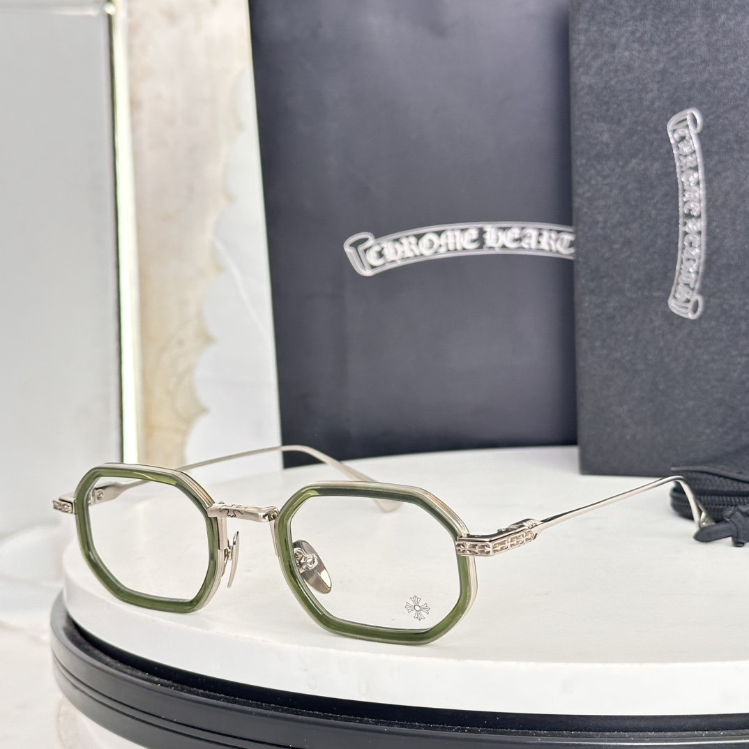 ‼️CHROME HEART*⚜️⚜️⚜️MODEL: STYLIDA⚜️⚜️⚜️SIZE: 49口24